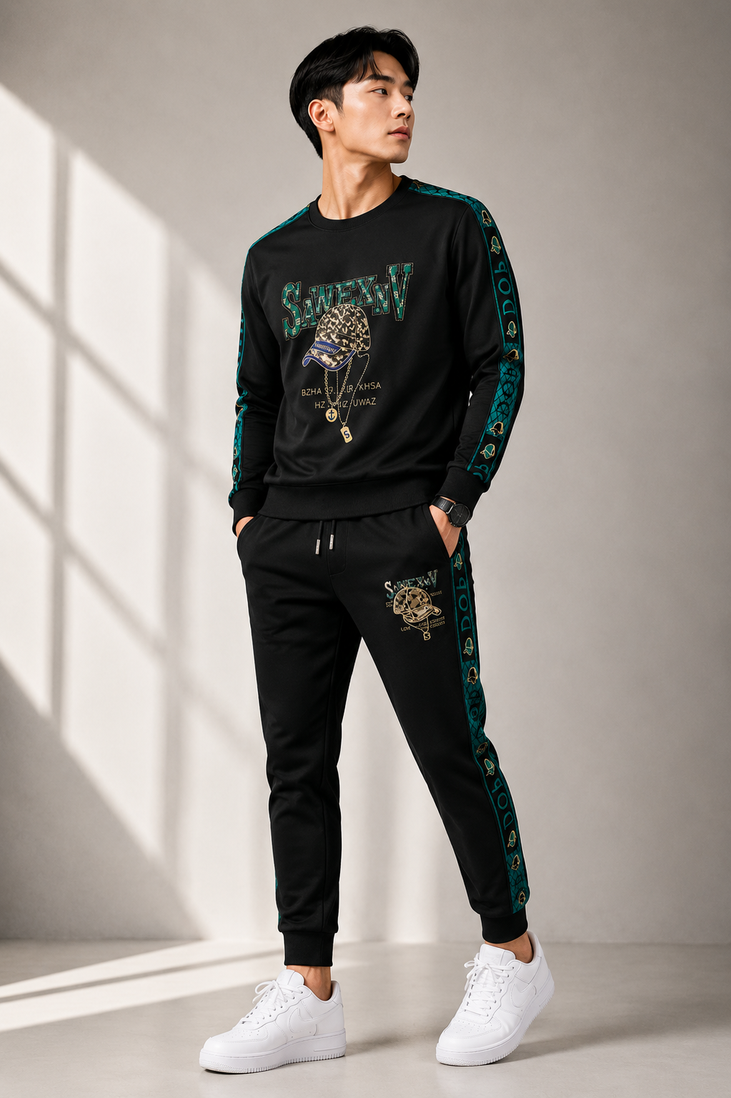 Cotton Tshirt and Trouser Set