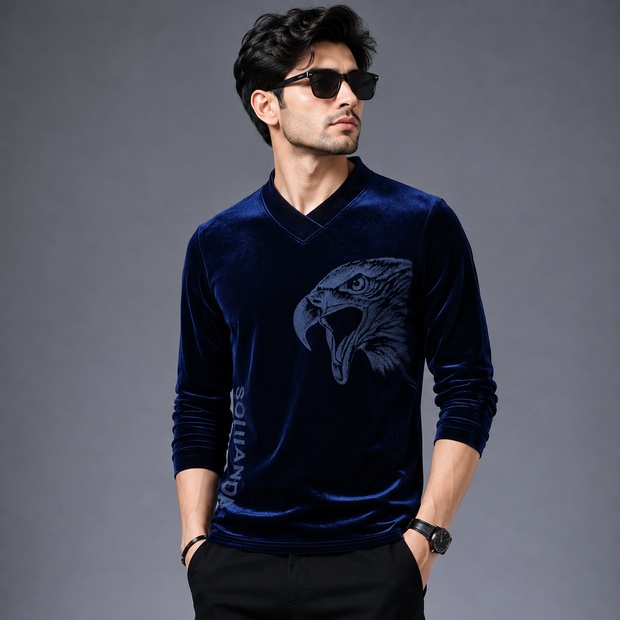 Polyester Full Sleeve Tshirt For Men