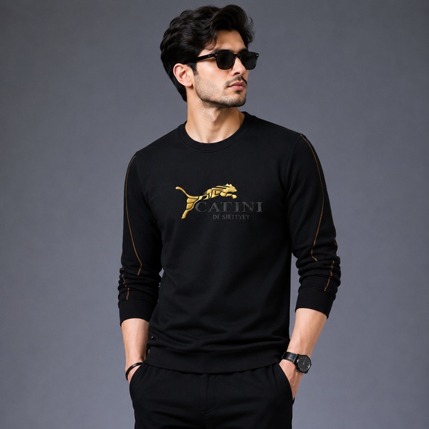 Polyester Full Sleeve Tshirt For Men