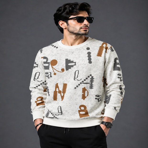 Polyester Full Sleeve Tshirt For Men