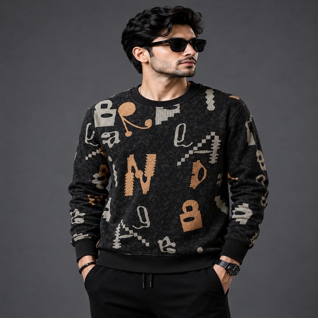 Polyester Full Sleeve Tshirt For Men