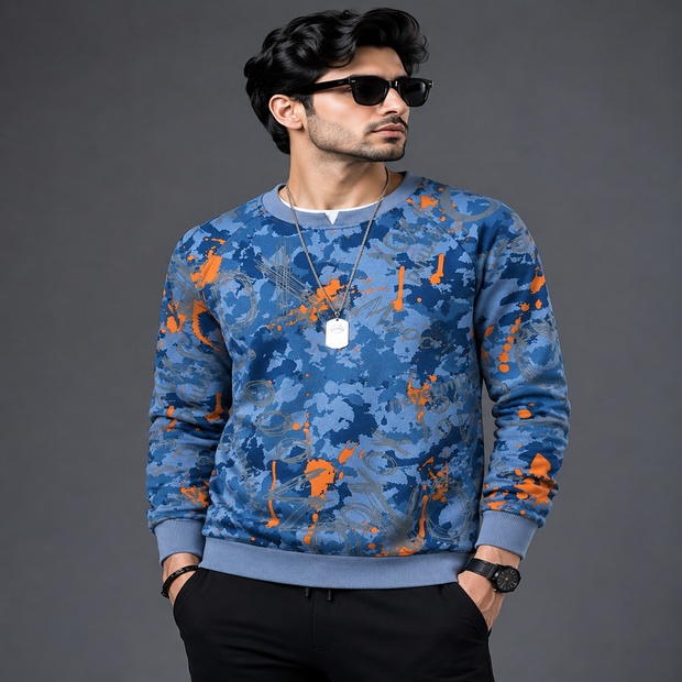 Polyester Full Sleeve Tshirt For Men